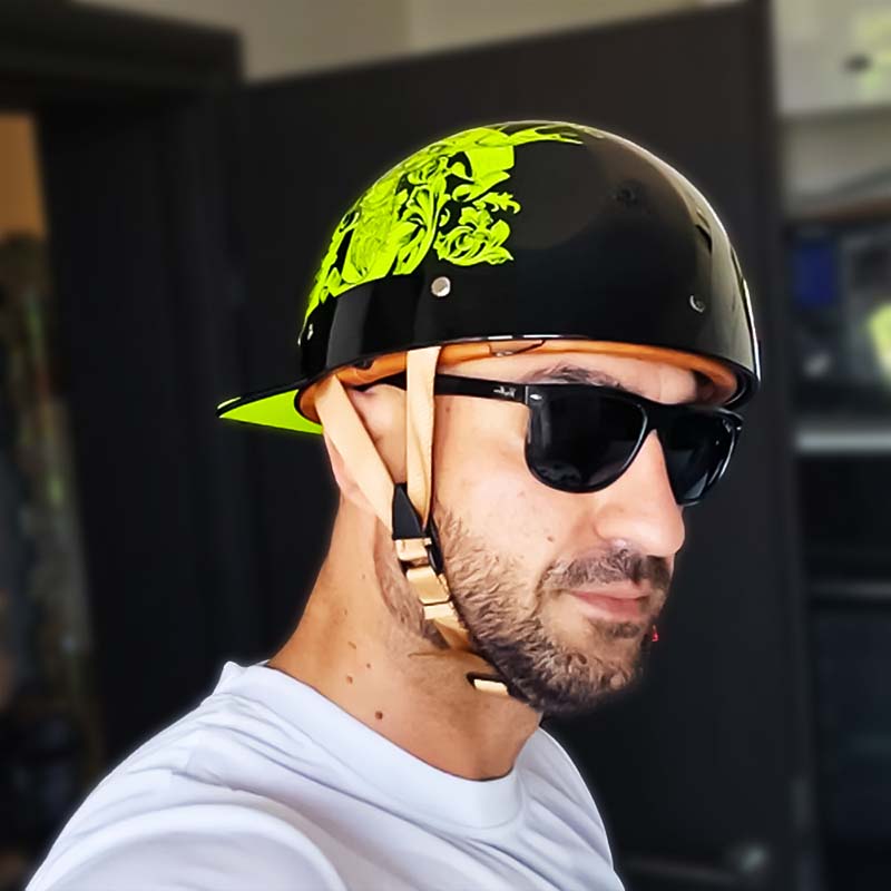 Motorfiets Baseballhelm - DOT-goedgekeurd