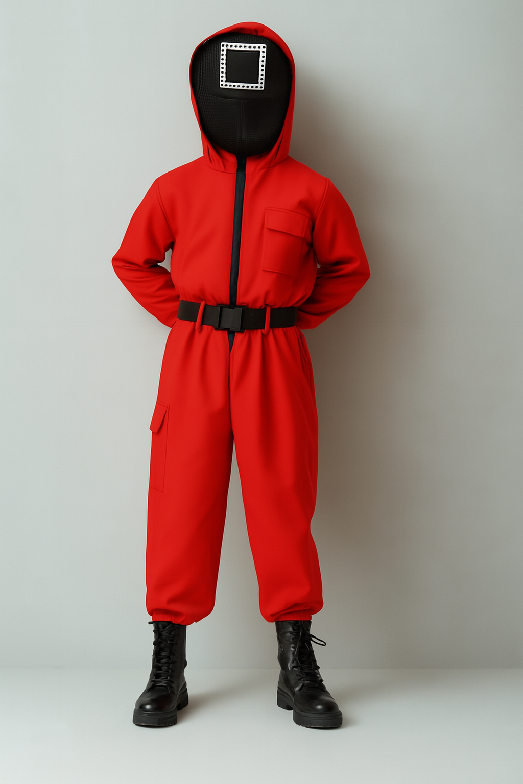 Kids Guard Halloween Kostuum Jumpsuit | Hoody Masker Outfit