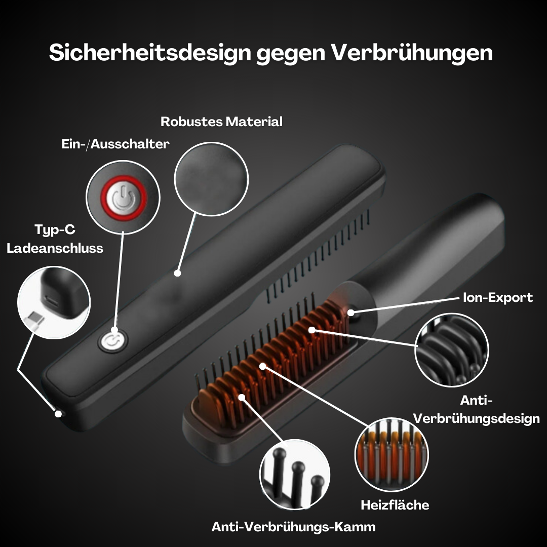 BeardMaster | Draadloze Negatieve Ion Beard Styler