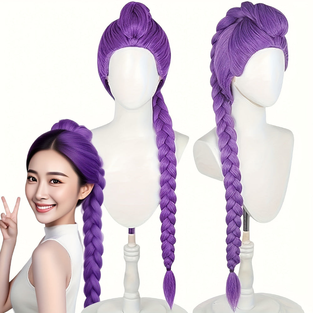 Kpop Hunter Halloween Kostuum Kinderen Pruik Set