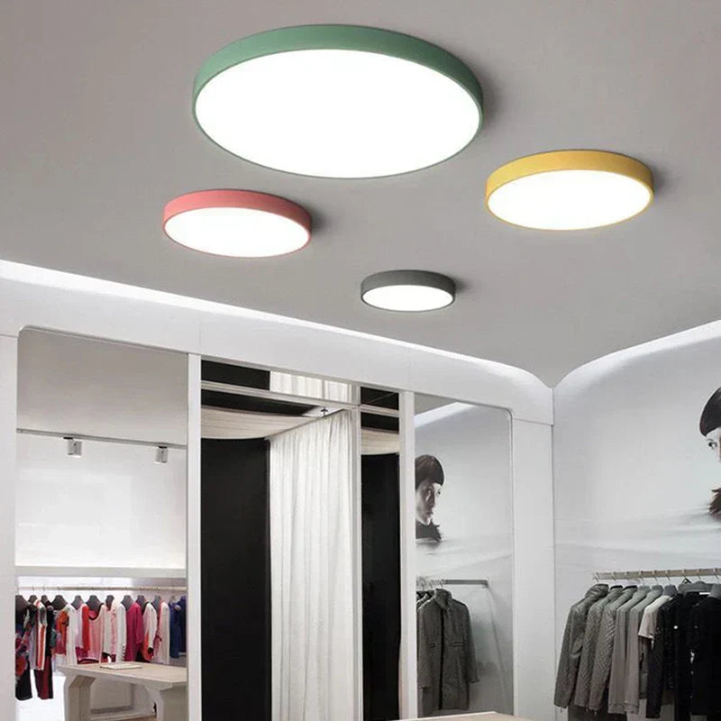 Moderne Minimalistische Ronde LED Plafondlamp 1-Licht