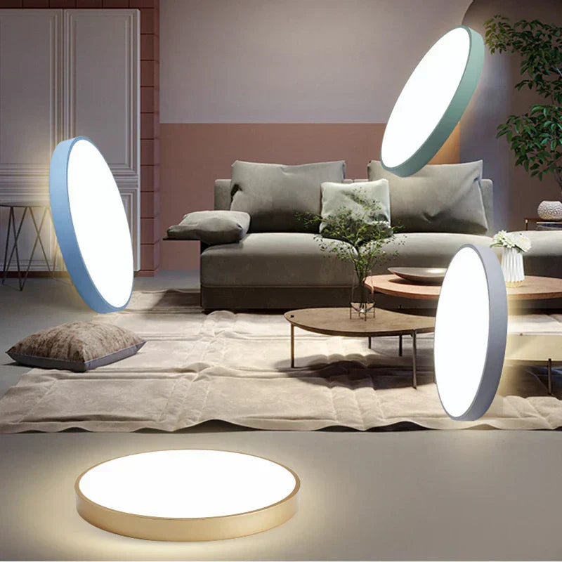 Moderne Minimalistische Ronde LED Plafondlamp 1-Licht