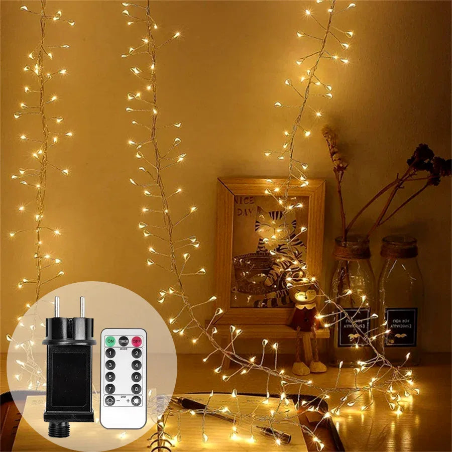 LED Kerstverlichting met Zilverdraad – Tot 1000 Meerkleurige LED-lampjes, IP44 voor Binnen & Buiten