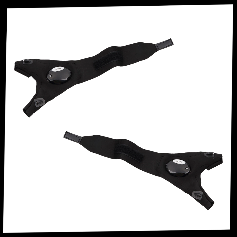 Set van LED-handschoenen met waterdichte lichten