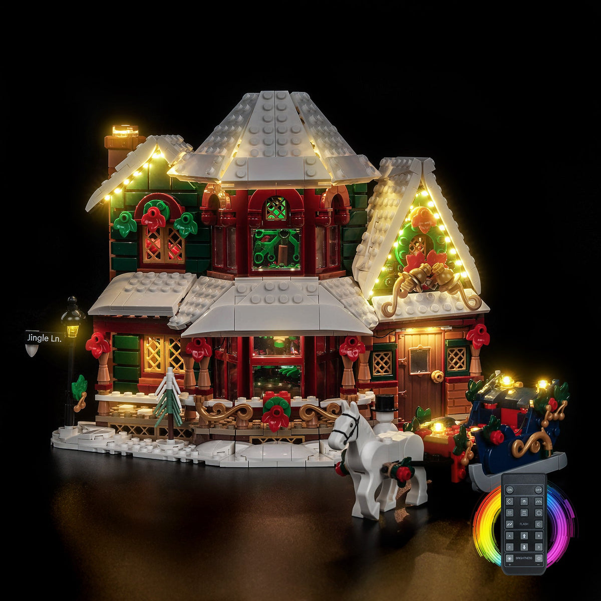 LED Verlichtingskit voor LEGO Icons Vakantiehuis 11387 – Kerstverlichting voor LEGO Bouwsets