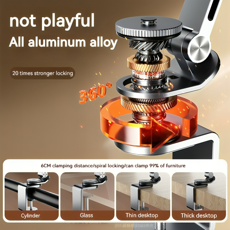 Luxoré | Steun voor Tablet en Smartphone – verstelbaar - licht - elegant