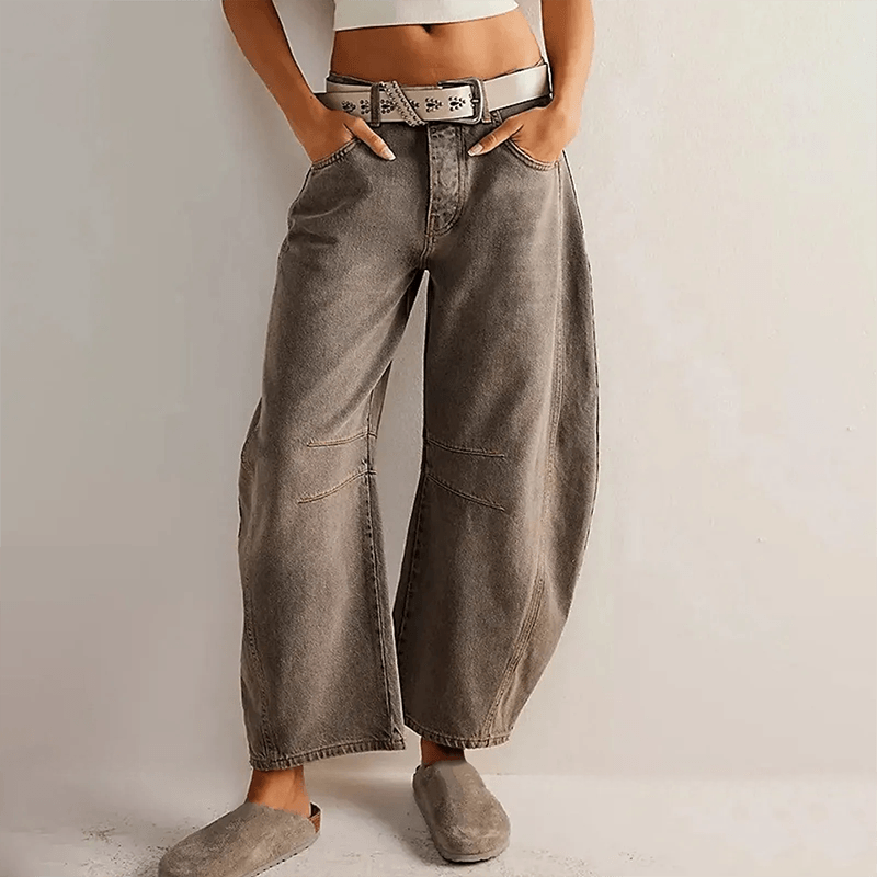Hanna | Dames High-Waist Jeans met losse pasvorm