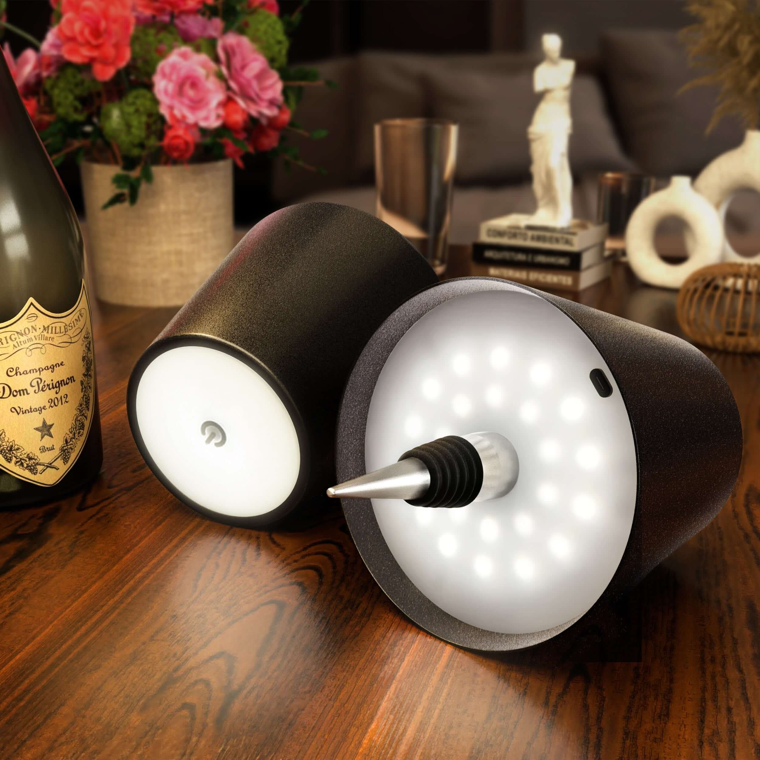 Draadloze Flessenlamp – Elegante en Originele Verlichting