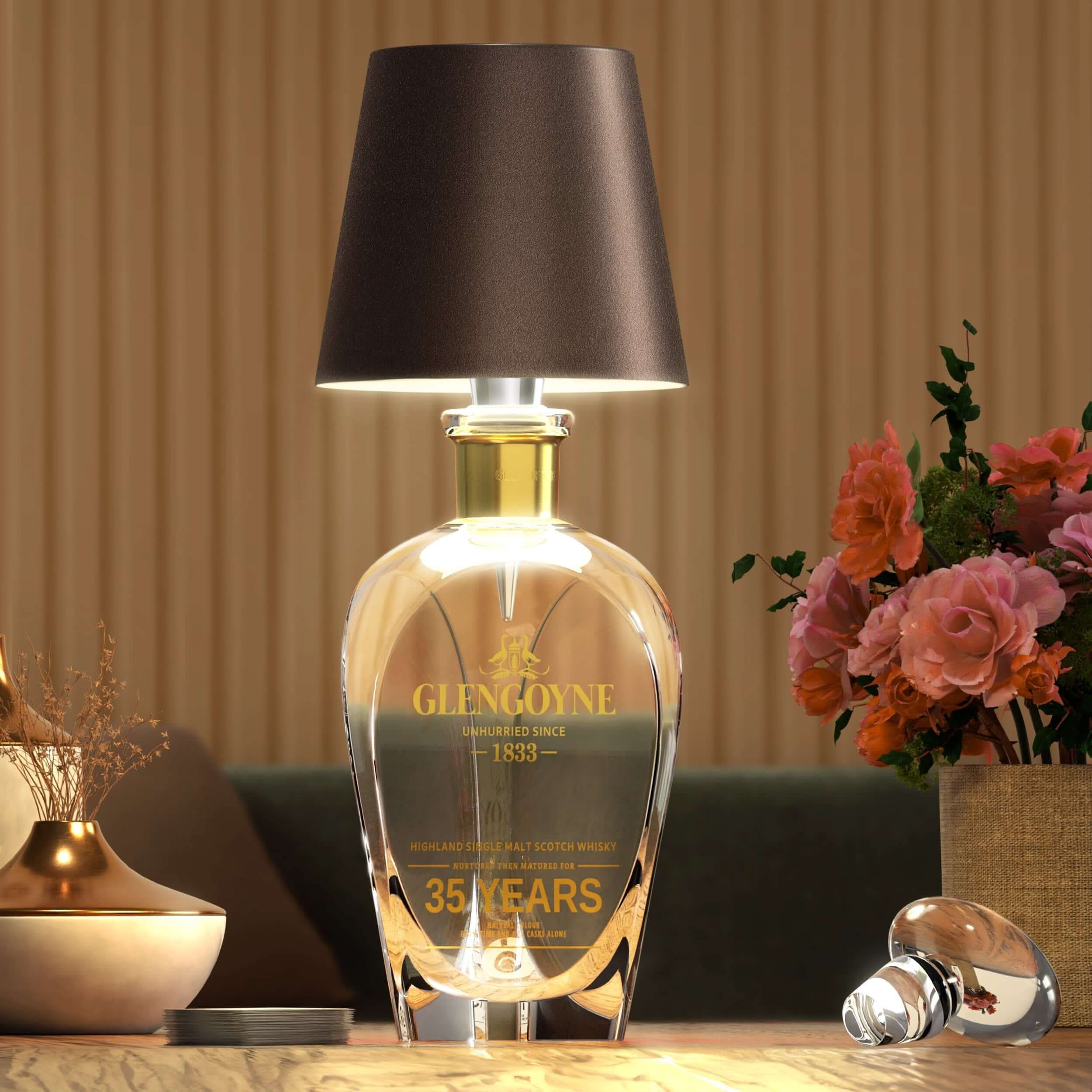 Draadloze Flessenlamp – Elegante en Originele Verlichting