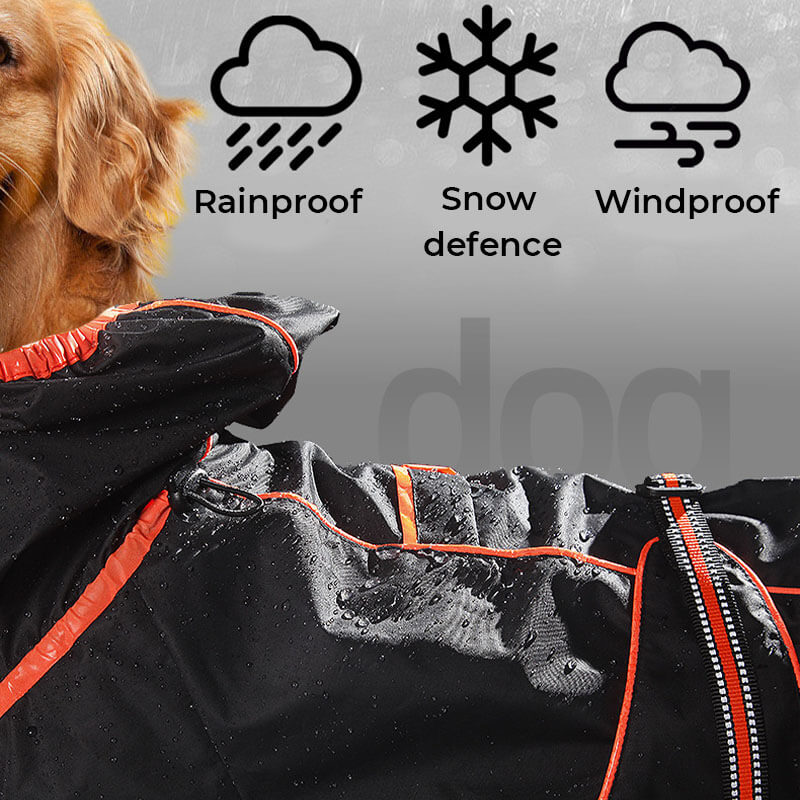 Waterdichte Hondenregenjas – Verstelbare Outdoor Jas voor Honden