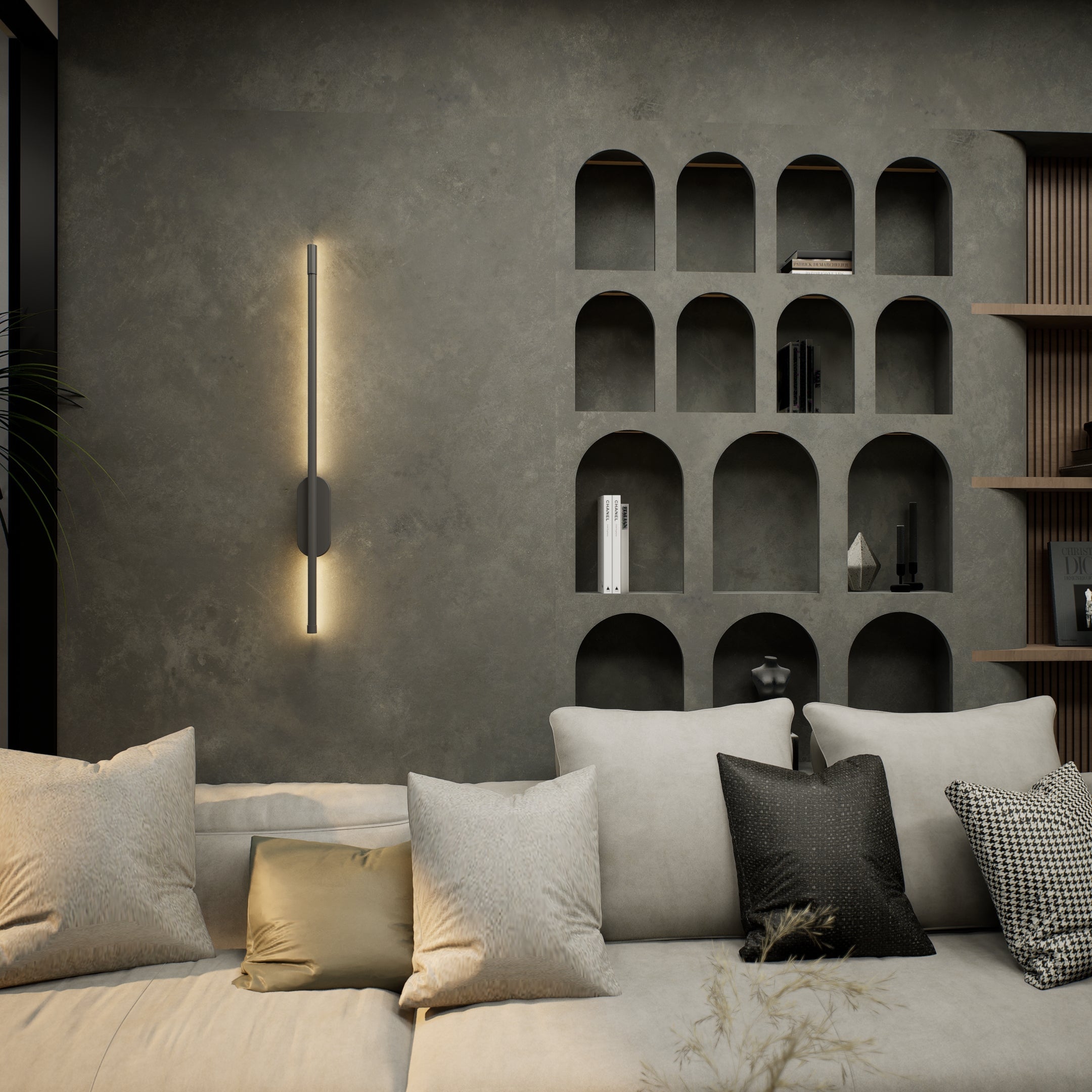 Léger Ovale Wandlamp