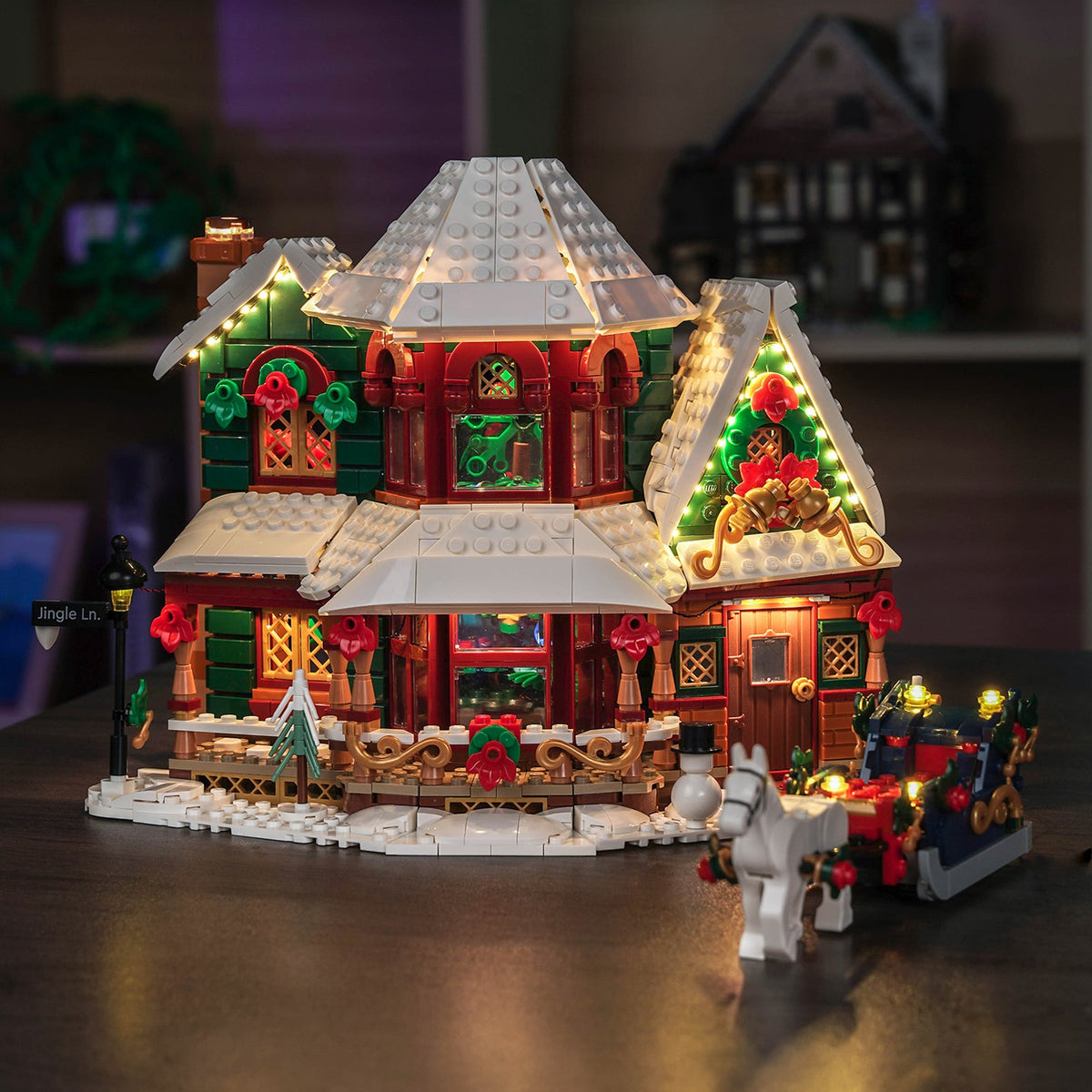 LED Verlichtingskit voor LEGO Icons Vakantiehuis 11387 – Kerstverlichting voor LEGO Bouwsets