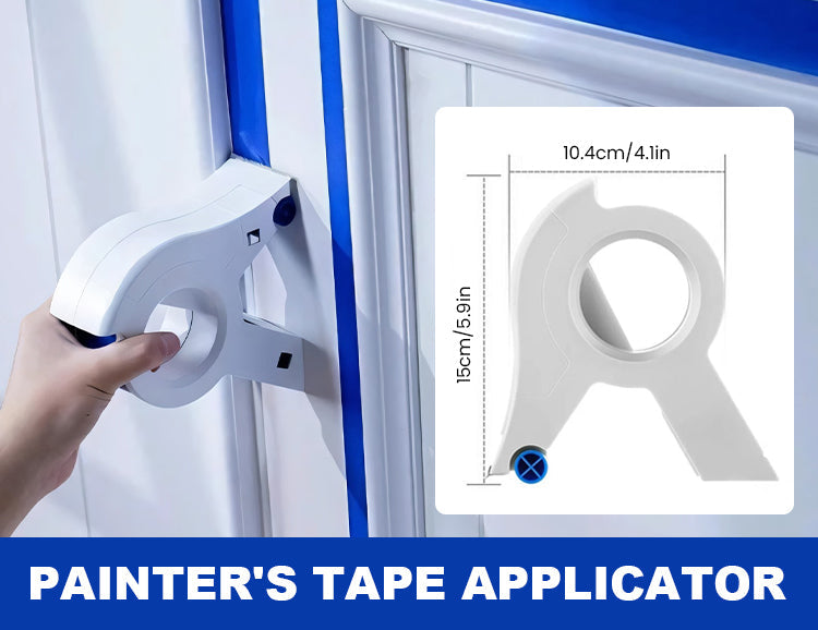 Verfafplak Applicator Voor Schone Verf Randen Met Snijder En Rollen
