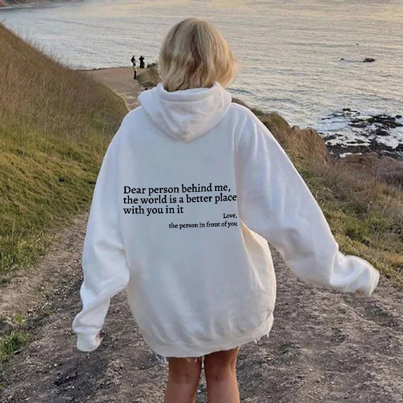 Lovidam™ 'Lieve persoon achter mij' Hoodie