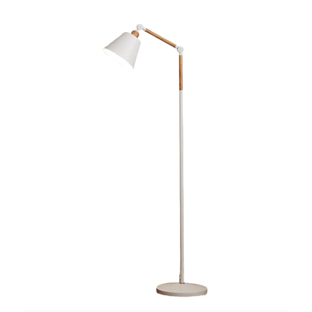 Nordic Vloerlamp – Minimalistisch Design met Verstelbare Lampenkop
