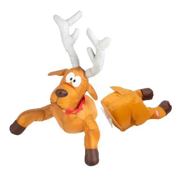 Vrolijke Kerstvensterfiguur ClausKlap – Bewegende, geluid geactiveerde decoratie