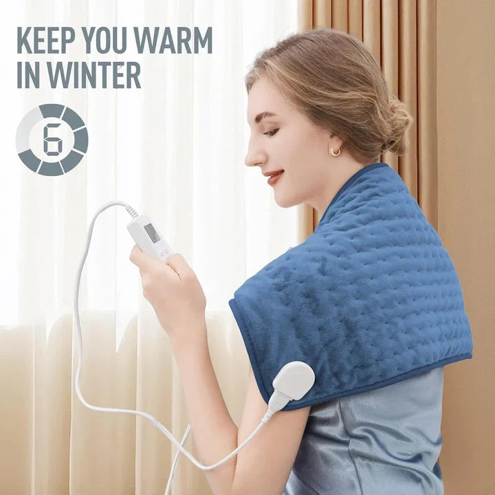 Elektrisch Warmtekussen van Microplush met Verstelbare Warmte en Automatische Uitschakeling