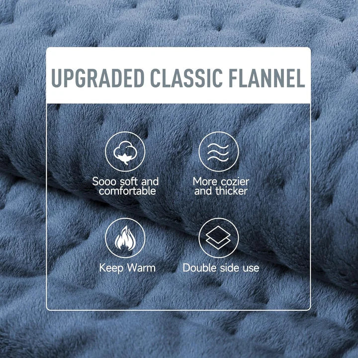Elektrisch Warmtekussen van Microplush met Verstelbare Warmte en Automatische Uitschakeling