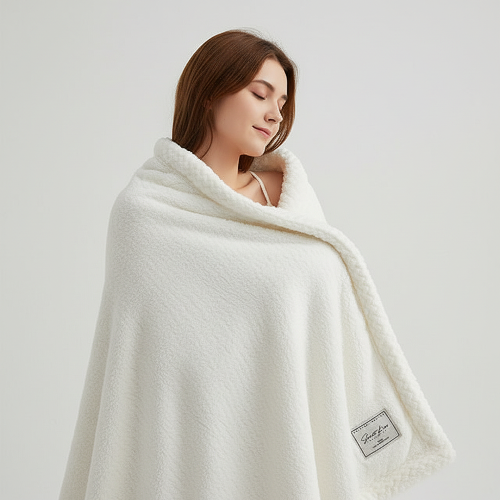 CozyLuxe Fleece-dekens – Zachte winterdeken van hoogwaardig polyester voor warmte en comfort
