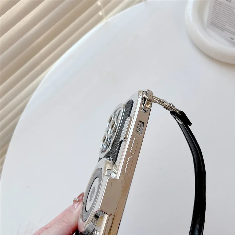 VintageCam Telefoonhoesje | Retro Stereo Camerastijl Hoesje voor iPhone