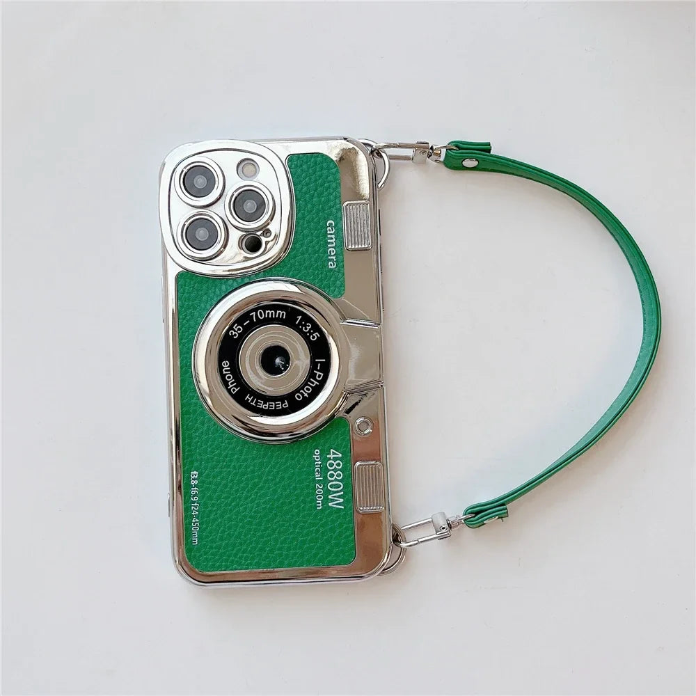 VintageCam Telefoonhoesje | Retro Stereo Camerastijl Hoesje voor iPhone