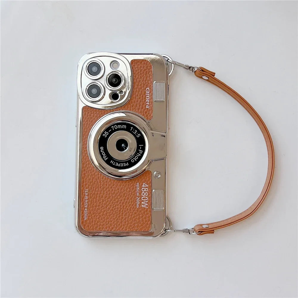 VintageCam Telefoonhoesje | Retro Stereo Camerastijl Hoesje voor iPhone