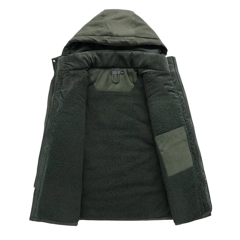 Hans™ Warme Winterjacke met Futter uit Fell