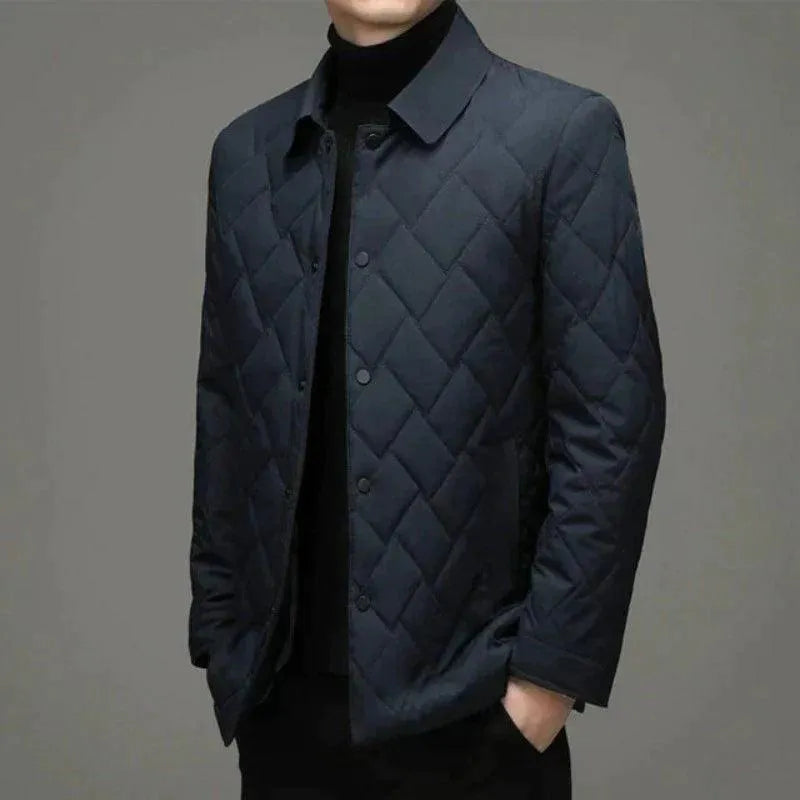 UrbanShell Heren Softshell Jack – Waterdichte Business Winterjas met Isolatiefutter