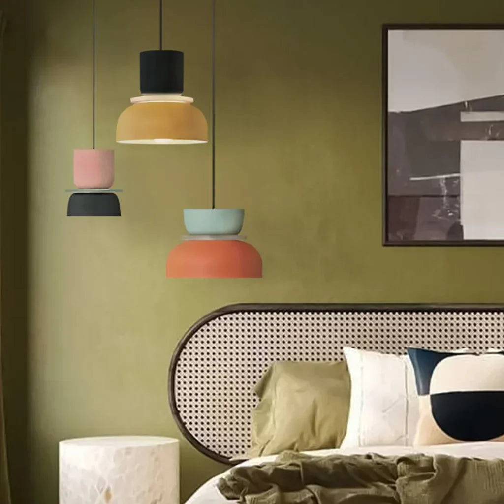 Dulcy Kleurblok Nordic Hanglamp