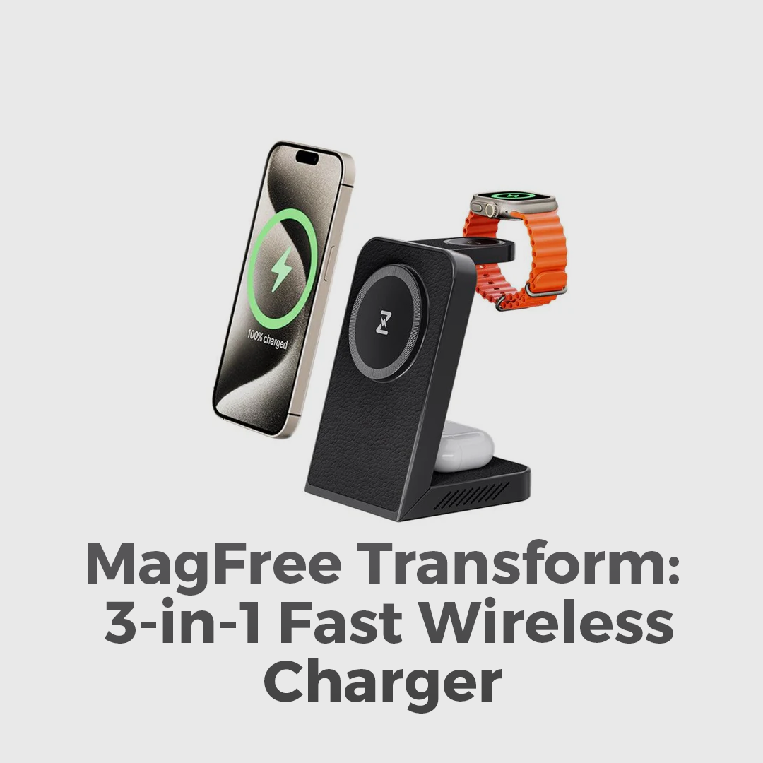LuxCharge Elite Draadloze Hub | 3-in-1 snellaadoplossing voor naadloos gemak