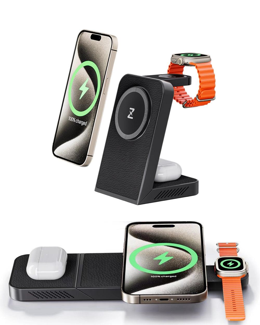 LuxCharge Elite Draadloze Hub | 3-in-1 snellaadoplossing voor naadloos gemak