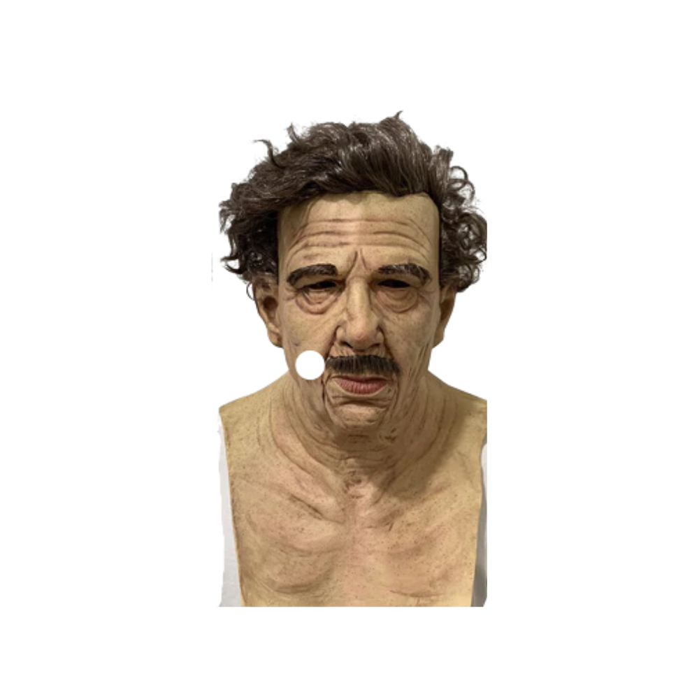 Realistische Oude Man Masker voor Halloween – Griezelig Latex Kostuumaccessoire