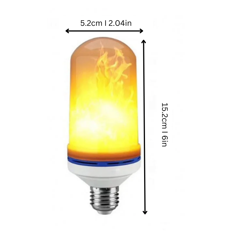 FlameGlow LED Lamp – Flikkerend Vlam Effect voor een Warme en Gezellige Sfeer