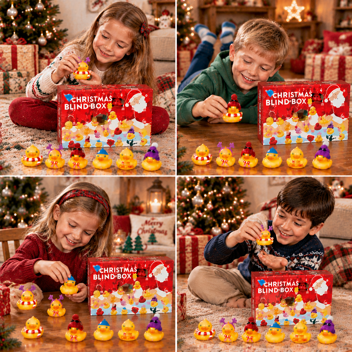 Kerst Adventskalender met Gummipoppen