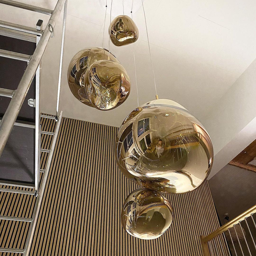 Meervlamige Hanglamp | Sculpturaal Melt Ontwerp