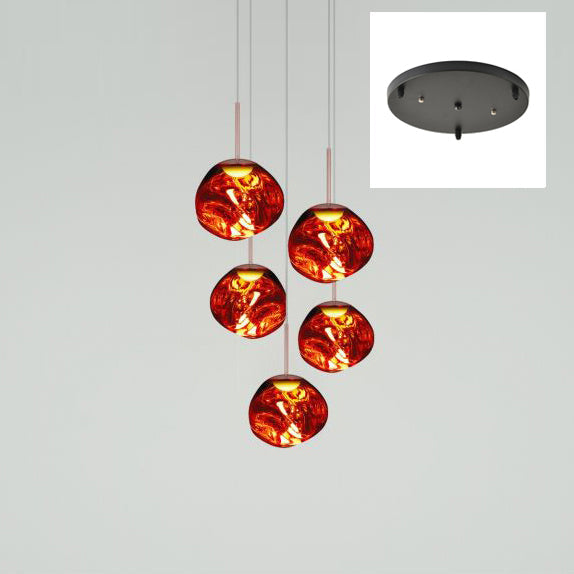 Meervlamige Hanglamp | Sculpturaal Melt Ontwerp