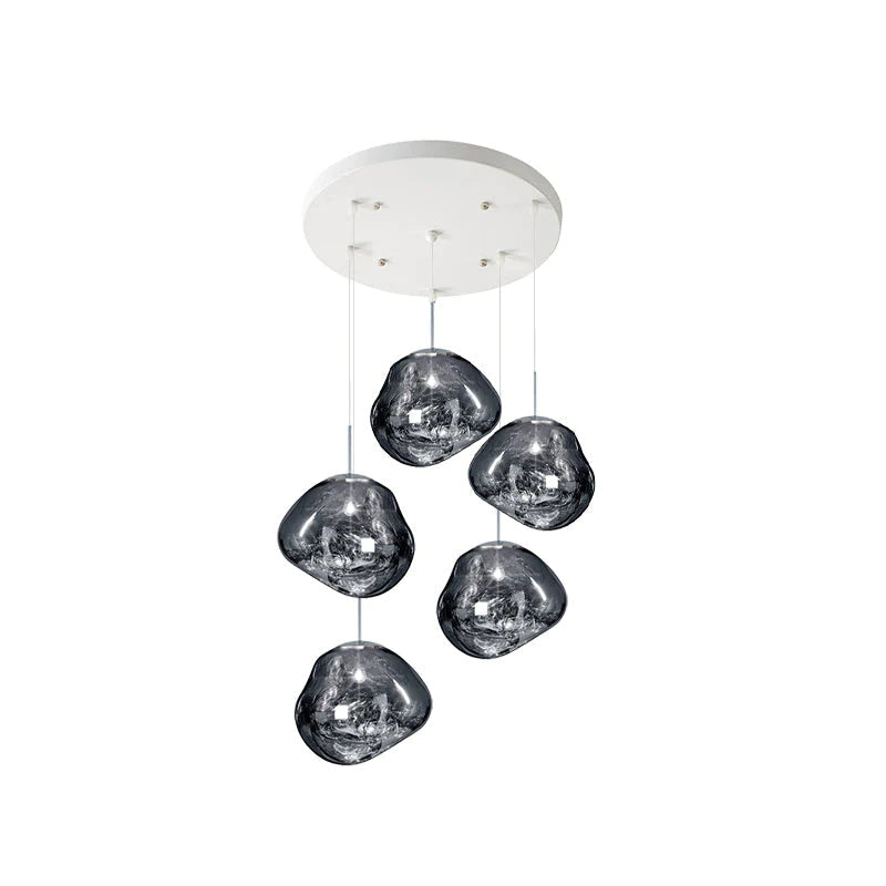 Meervlamige Hanglamp | Sculpturaal Melt Ontwerp