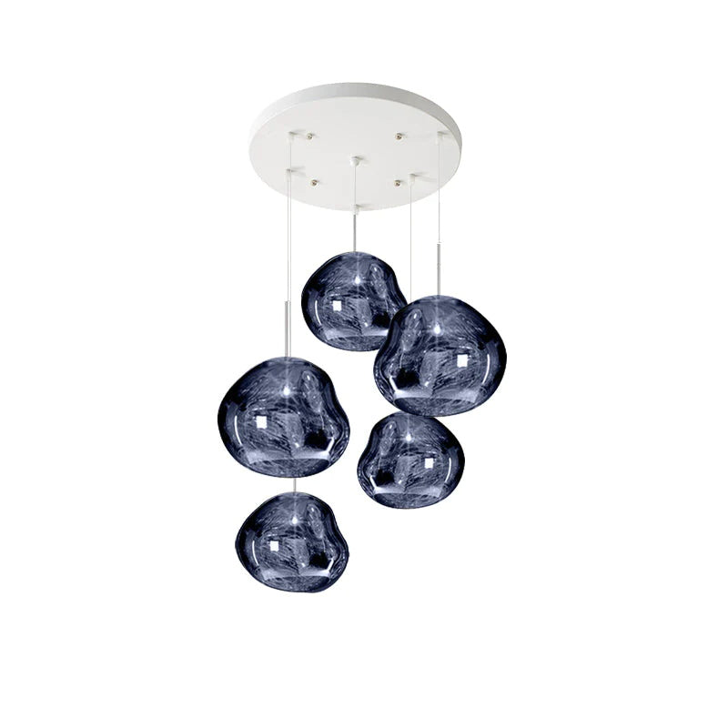 Meervlamige Hanglamp | Sculpturaal Melt Ontwerp