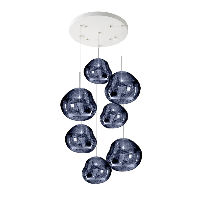 Meervlamige Hanglamp | Sculpturaal Melt Ontwerp