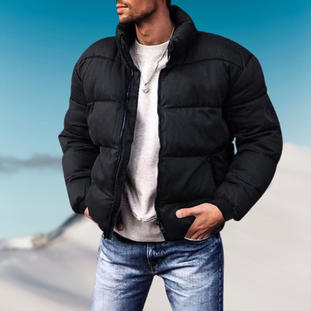 MetroWarm Heren Pufferjack – Stijlvolle Winterjack met Comfortabele Pasvorm