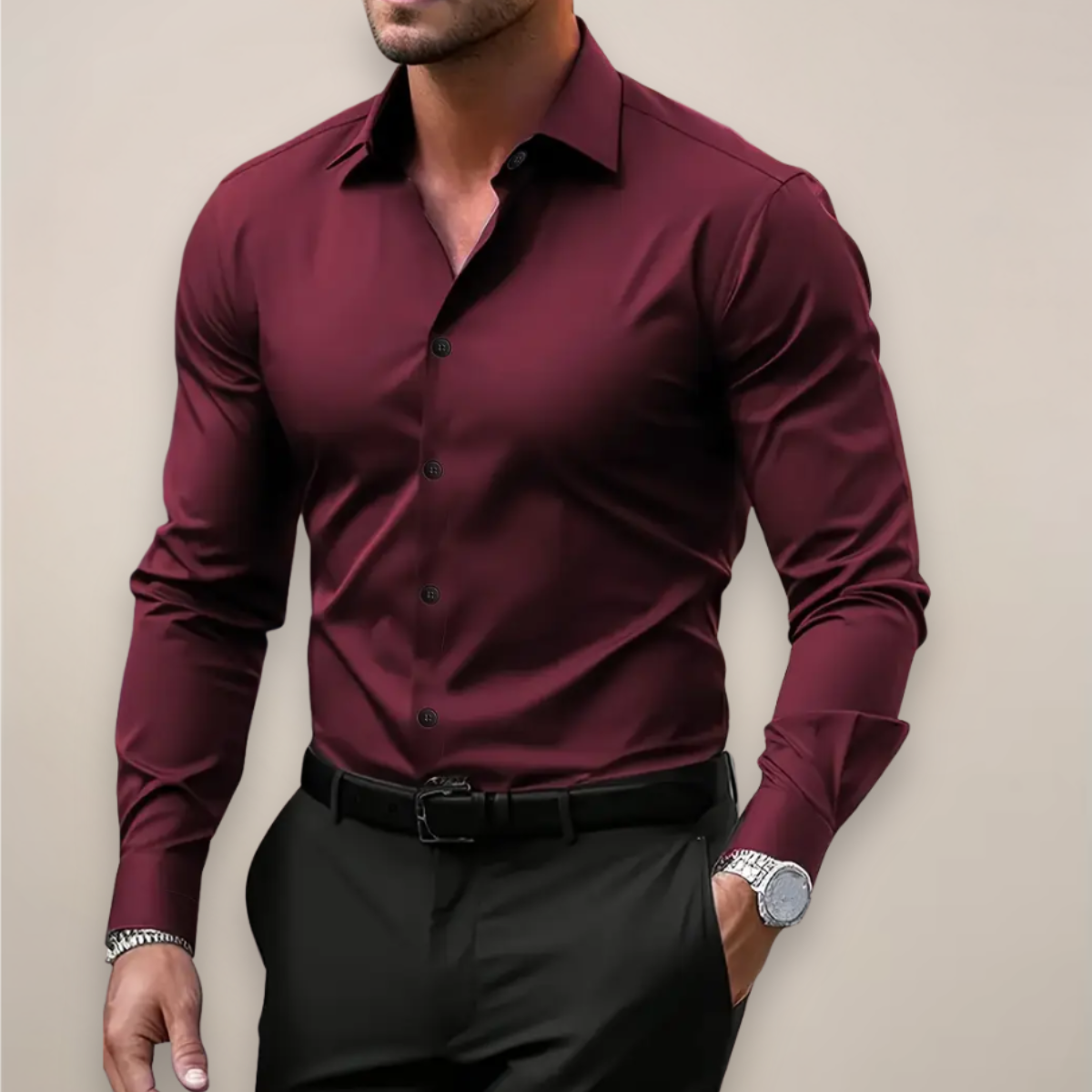 Daniel | Stijlvol Heren Lente Slim Fit Overhemd