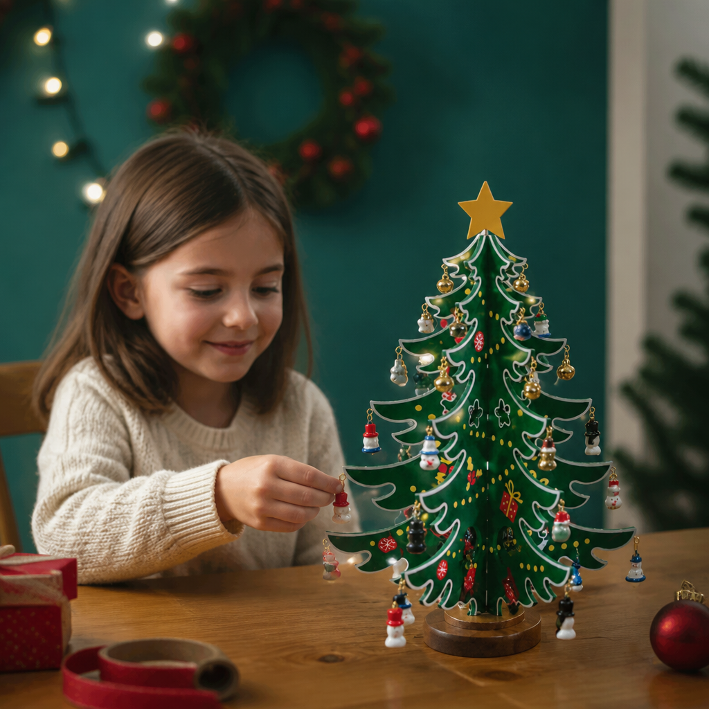 Mini Kerstboomversieringen Adventskalender – 24 Dagen Vol Kerstverrassingen