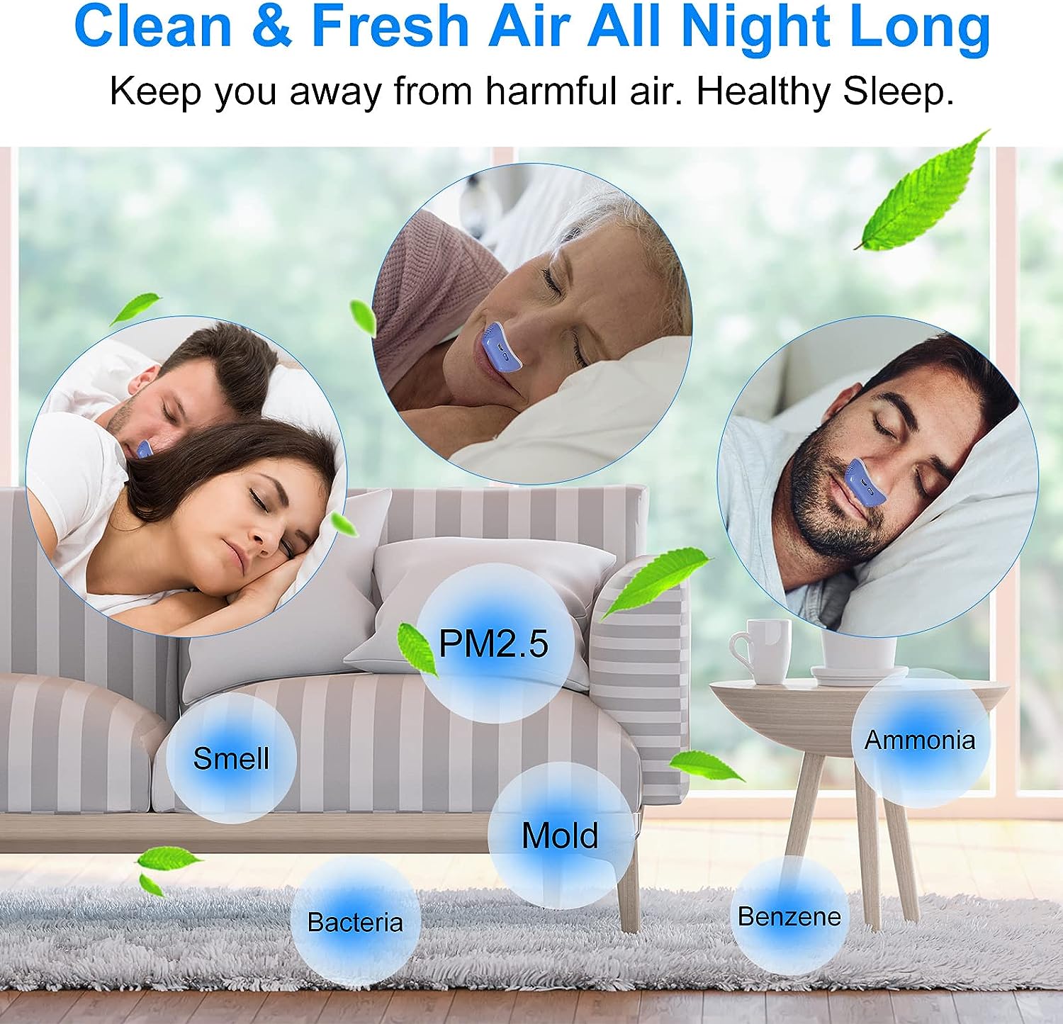 Micro CPAP slaapapneu apparaat voor op reis & anti-snurken - CPAP alternatief