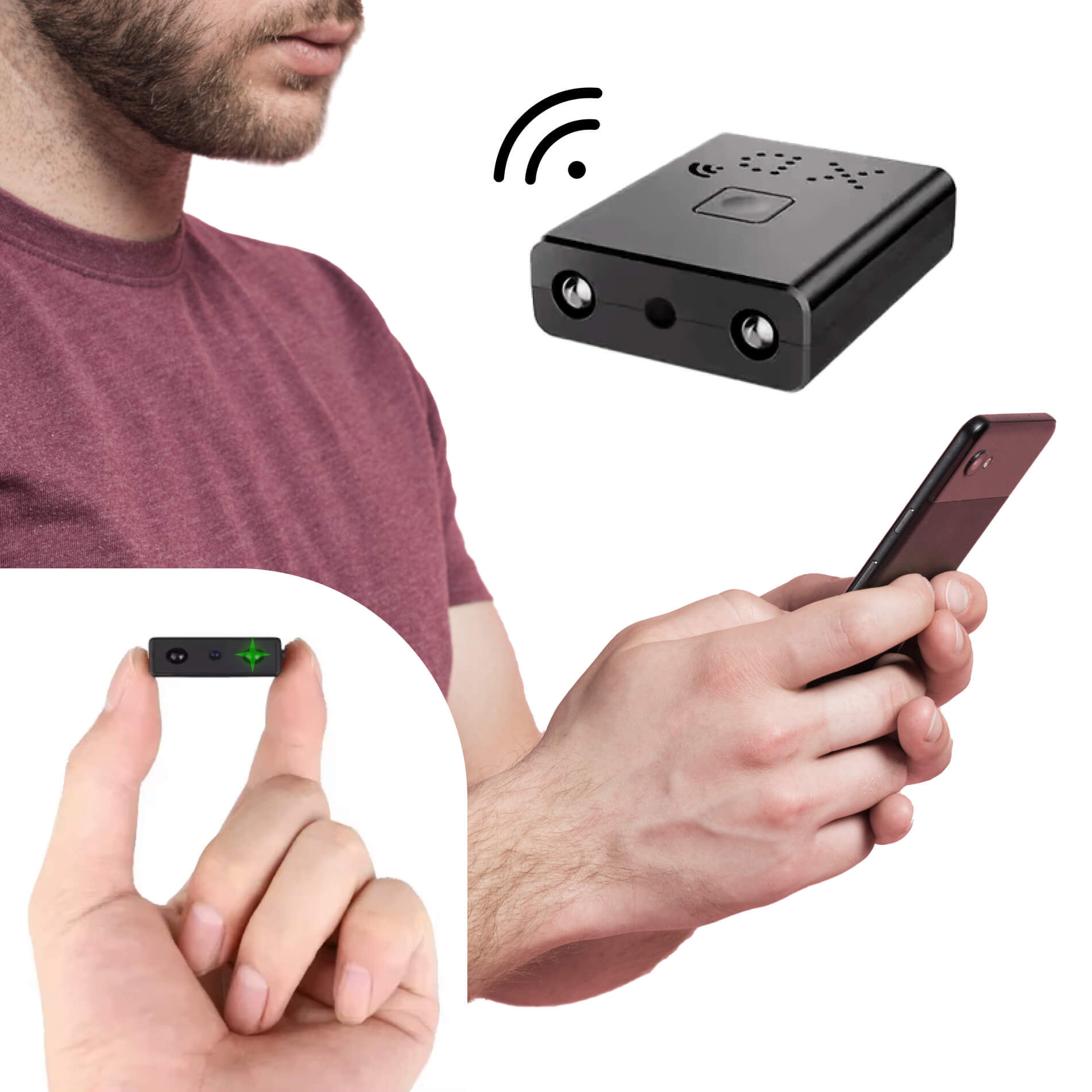 Mini 1080P HD Bewakingscamera Met Ingebouwde Microfoon En Nachtzicht