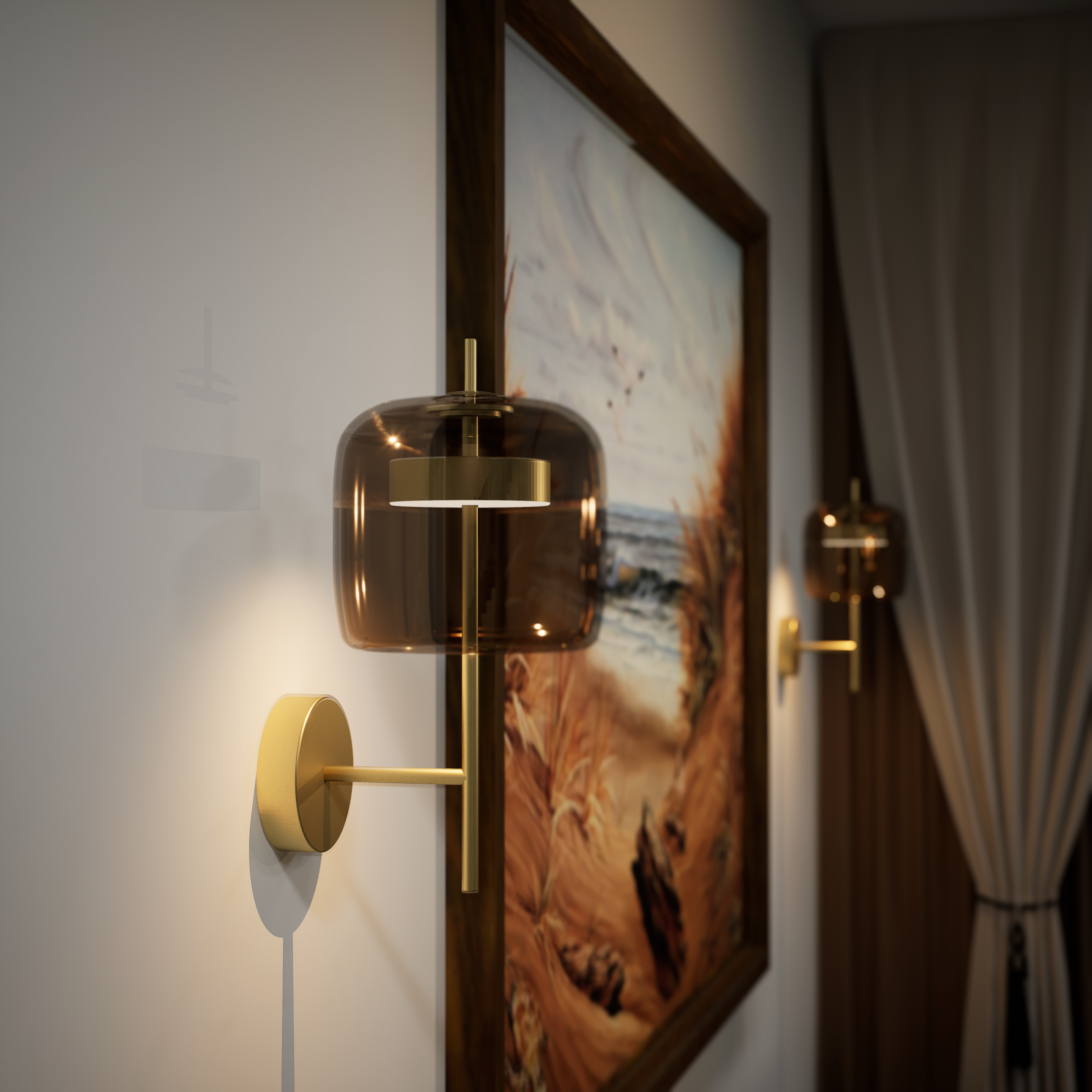 Mid-Century Wandlamp
