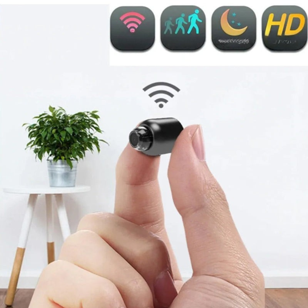 Mini Bewakingscamera WLAN Nachtzicht Bewegingsdetectie