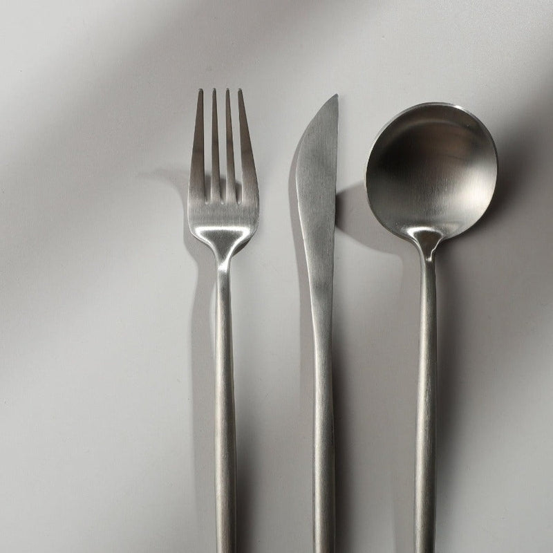 Minimalistisch Roestvrij Staal Bestek Elegante Eenvoud