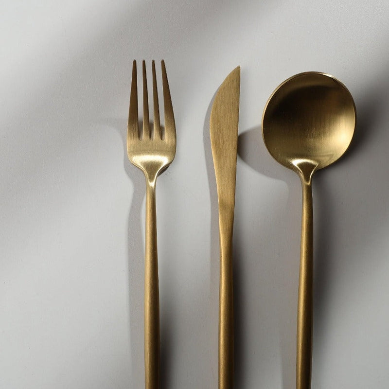 Minimalistisch Roestvrij Staal Bestek Elegante Eenvoud