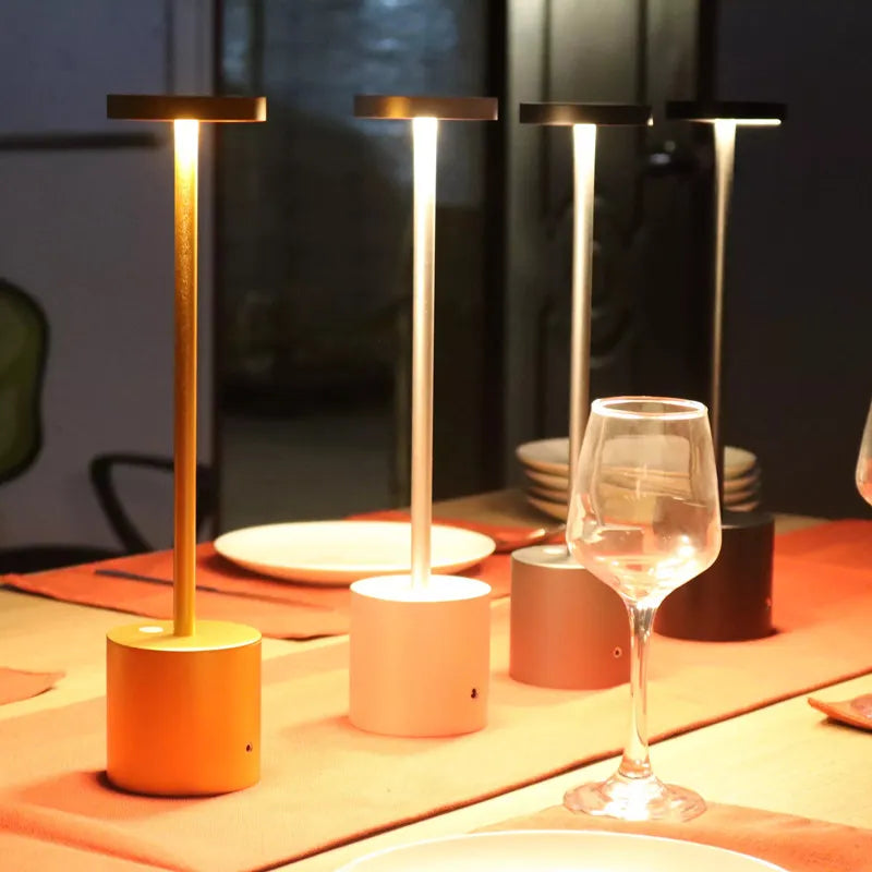 Frendorf LumaLite Oplaadbare Draadloze dimbare LED-tafellamp Modern ontwerp voor Restaurants en Thuis