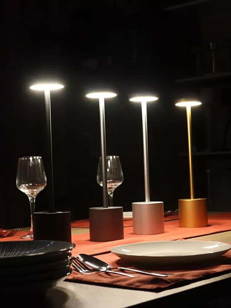 Frendorf LumaLite Oplaadbare Draadloze dimbare LED-tafellamp Modern ontwerp voor Restaurants en Thuis